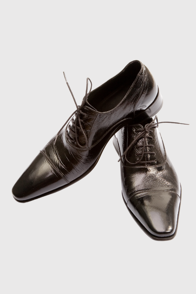 Chaussures de ville noir en cuir homme